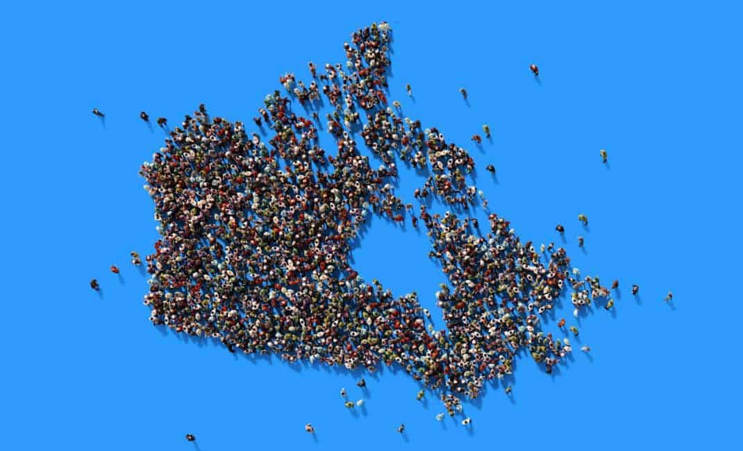 overhead photo of canada comprising humans