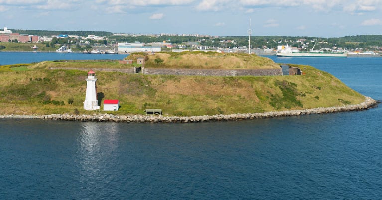 photo of signal hill at halifax harbour, nova scotia