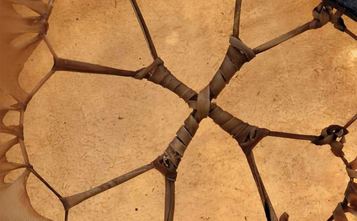 close-crop photo of woven basket bottom