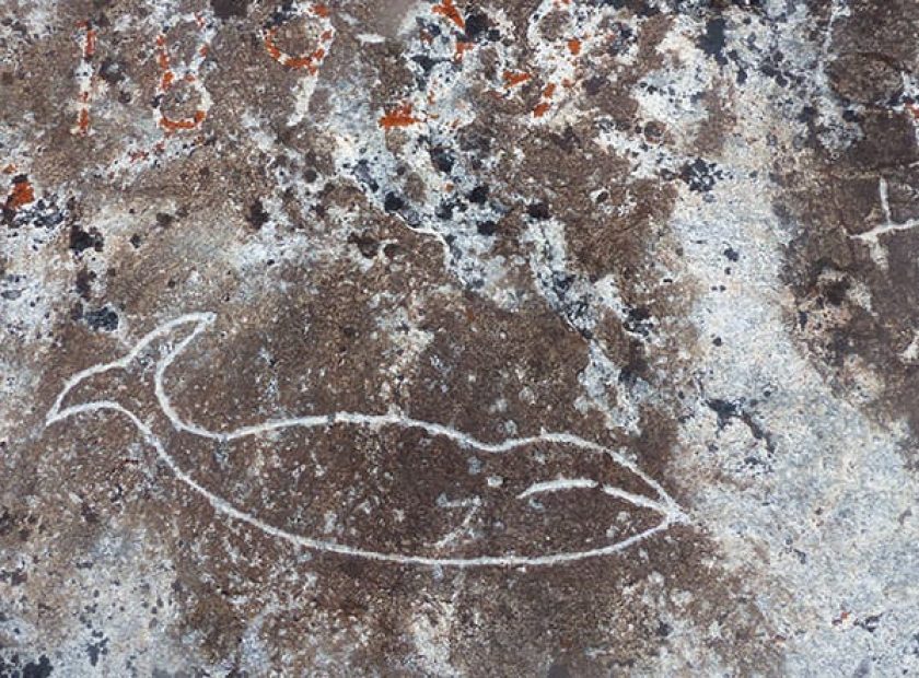 photo of indigenous rock painting