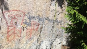 photo of indigenous rock painting