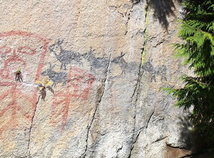 photo of indigenous rock painting